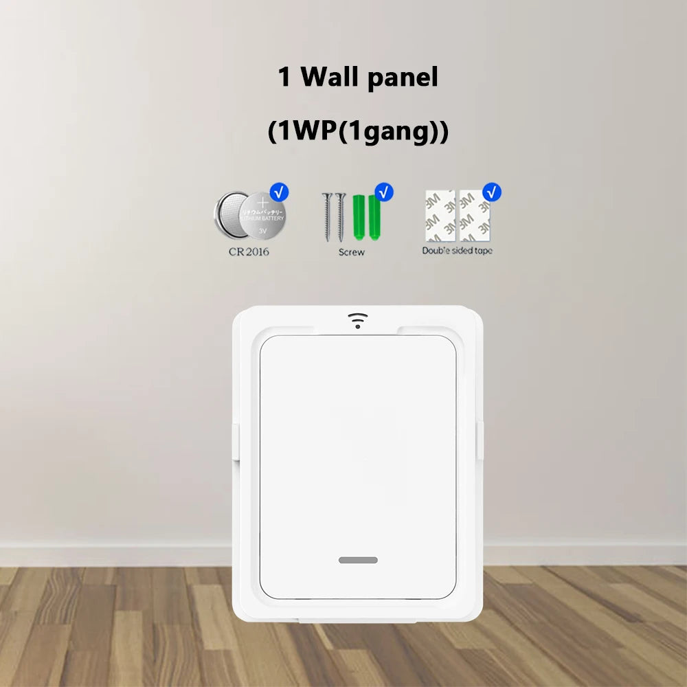 RF 433Mhz Wireless Light Switch 10A Mini Relay Receiver 1/2/4 Gang wall Panel Remote Control Interruptor For LED Lamp 110V 220V
