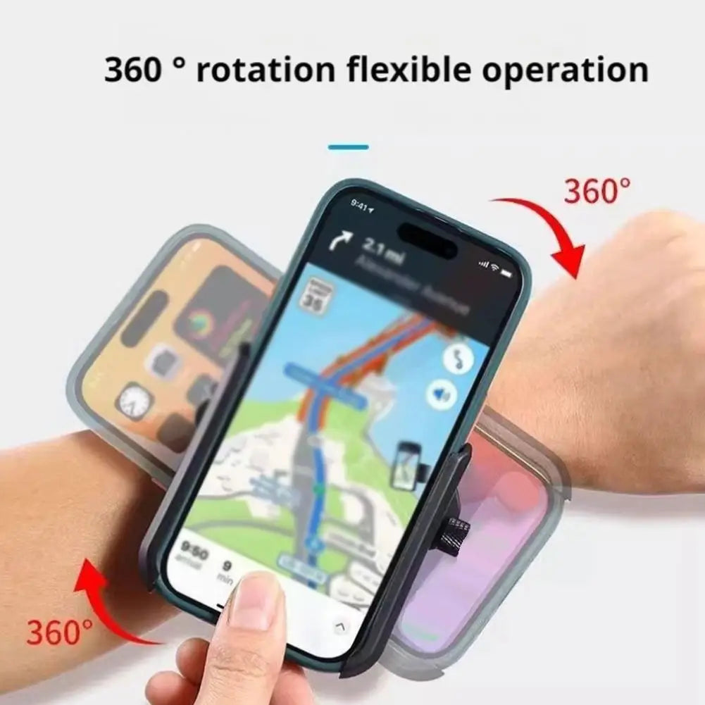 Wrist Phone Stand Running Sports Cycling Arm Bag Live Navigation Universal Wrist Strap Stand