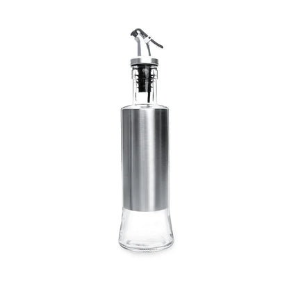 Stainless Steel Oil Bottle No-drip Bottles Soy Cruet Sauce Vinegar Condiment Dispenser Sturdy Seasoning Jars Kitchen Accessories