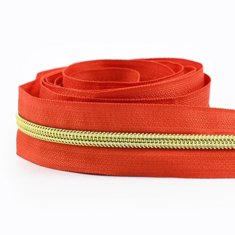 5# Nylon Zippers for Sewing Bags Plastic Coil Bag Zipper Tapes By The Meter Purse Garment Zips Repair DIY Clothing  Accessories