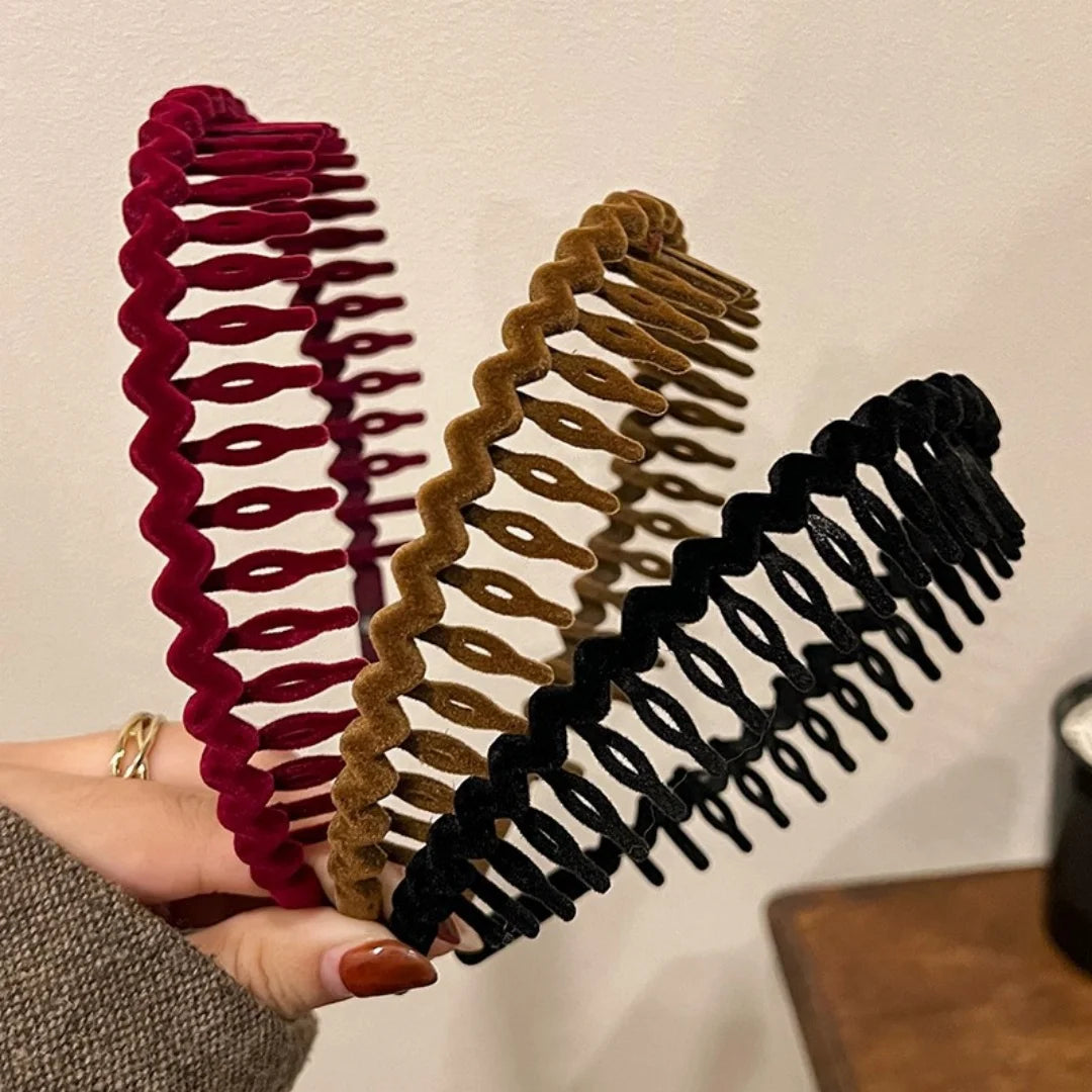 4pcs Pressed Hair Band For Washing Face Headband Summer Women's Hair Bundle Summer Hairpin