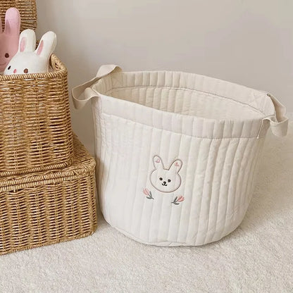 Toy storage bag Baby Bags Bear Embroidery Diaper Bag Caddy Nappy Cart Storage Mummy Maternity Bag for Newborn Diapers Toys