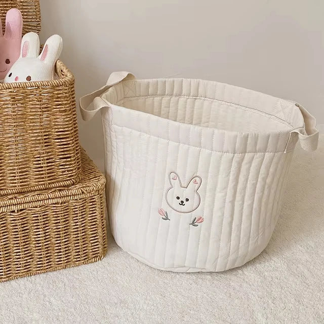 Toy storage bag Baby Bags Bear Embroidery Diaper Bag Caddy Nappy Cart Storage Mummy Maternity Bag for Newborn Diapers Toys