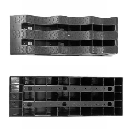 2Pcs RV Leveling Ramps Wheel Chocks Car Tire Anti-Skid Pad For Stabilizing Camper Or Trailer Leveler With Oxford Bag