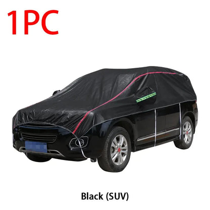 SEAMETAL Outdoor/Indoor Car Cover Waterproof All Weather SUV/Sedan Exterior Sun Protection Cover Anti Scratch Sunshade Windproof