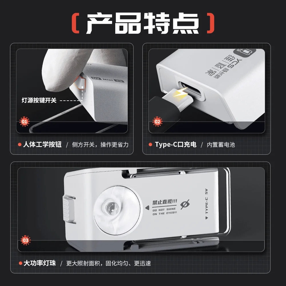 YCS NEW Special UVmini 3W Portable Curing Lamp For Mobile Phone UV Glue Fast Curing LED UV 10S Curing Tools