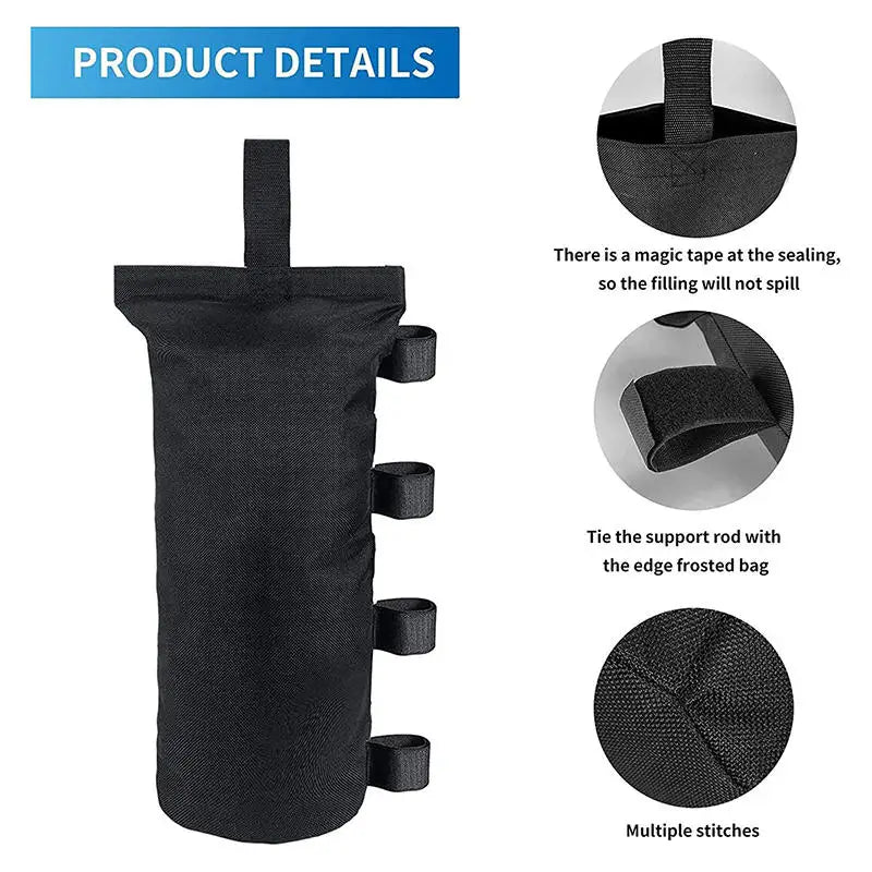 1/4PCS Sand Bag Tent Kit for Garden Gazebo Marquee Party Tent Set - Leg Weights Foot Sand Bags
