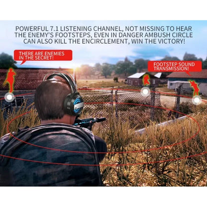 RGB Headset Gamer Wired Headset PC PS4 Gaming Headphones with HD Flexible Mic 3.5mm Headphone for Xbox PS5 Switch Computer Games