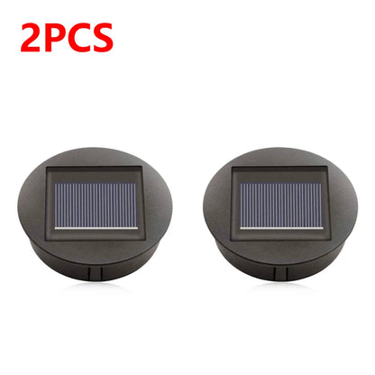 7cm Solar Lamp Base with LED Bulb Solar Lights Replacement Anto On & Off Atmosphere Decorate Light Holder for Outdoor Garden
