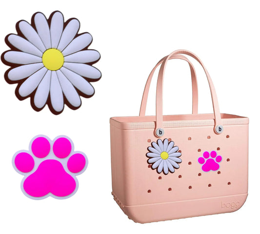 2 Pcs Bogg Bag Sports Charms Accessories Decorative Insert Charms for Simply Southern Totes and Beach Bags, Rubber 3" Baseball S