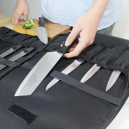 21 Slot Backpack Chef Knife Bag Professional Camping Kitchen Knives Utensils Pocket Santoku Cleaver Slicing Utility Carry Case