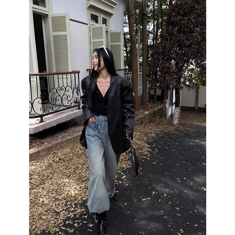 Y2K Lace Sheer Black Shirts Women Streetwear Sexy Hollow Out White Blouses Korean Aesthetic Long Sleeve Chic Sun Protection Tops