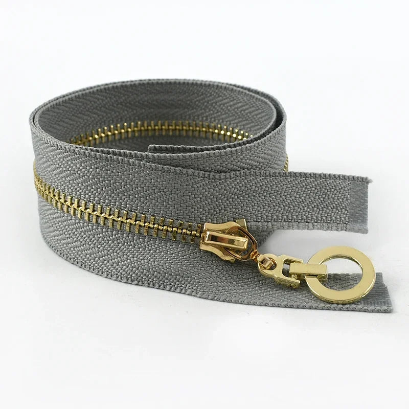 3Pcs Meetee 3# Metal Zippers Bag Zipper Closure 15-70cm Jacket Purse Easy Repair Zips Open/Close-End Coat Zip Sewing Accessories