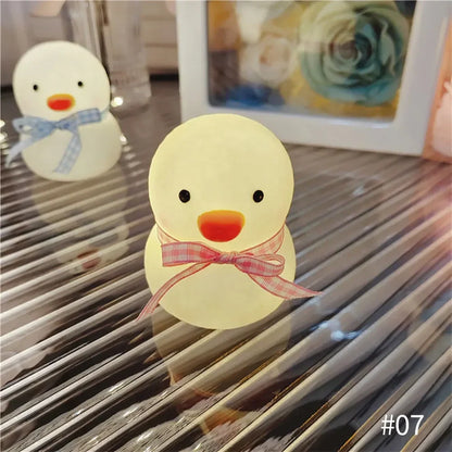 Vinyl Night Light Bedroom Decor Lights Button Battery Powered Moonlight Cartoon Animal Lamps Children Gift Decorative Lamp