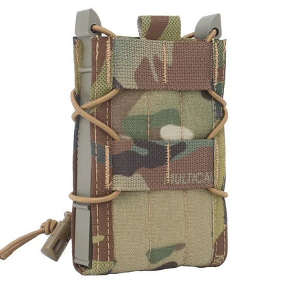 5.56 9mm ammunition bag AK M4 AR15 rifle pistol single magnetic bag Molle soft leather case
