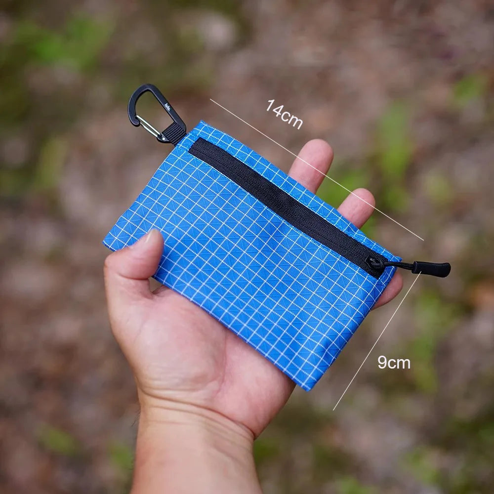 Ultralight UHMWPE xpac Tactical Wallet Passport Holder - Waterproof RFID Outdoor Camping Card Pouch Cash Bag - Molle Attachment
