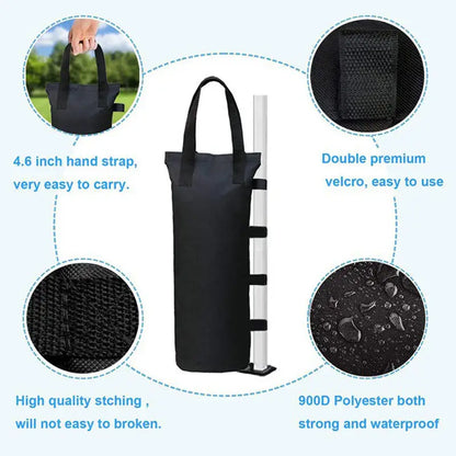 1/4PCS Sand Bag Tent Kit for Garden Gazebo Marquee Party Tent Set - Leg Weights Foot Sand Bags