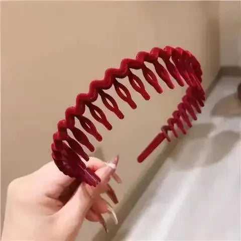 2023 Korea Fashion Simple Crystal Headbands Women New Velvet Rhinestone Face Wash Hairbands Hair Hoop Bezel Hair Accessories