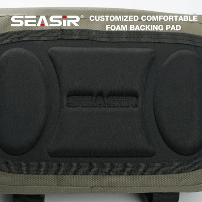 Seasir Waterproof Fishing Waist Bag Multifunctional Suspension large capacity 4L Bag 1680D PVC fishing storage bag