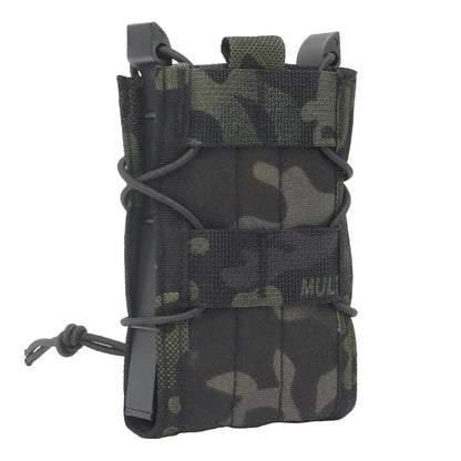 5.56 9mm ammunition bag AK M4 AR15 rifle pistol single magnetic bag Molle soft leather case