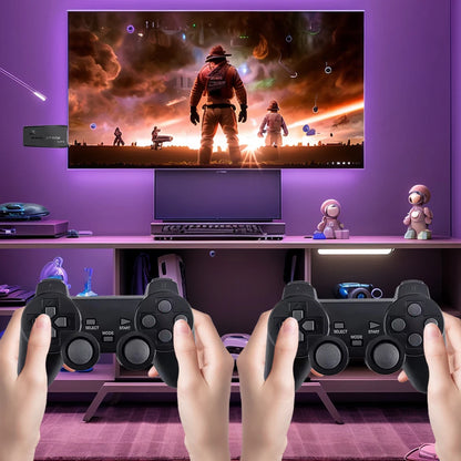 Video Game Sticks M8 Console Retro Games Console 2.4G Dual Wireless Controller 9 Emulator 10000+ 64G Retro Game for Kids Gifts