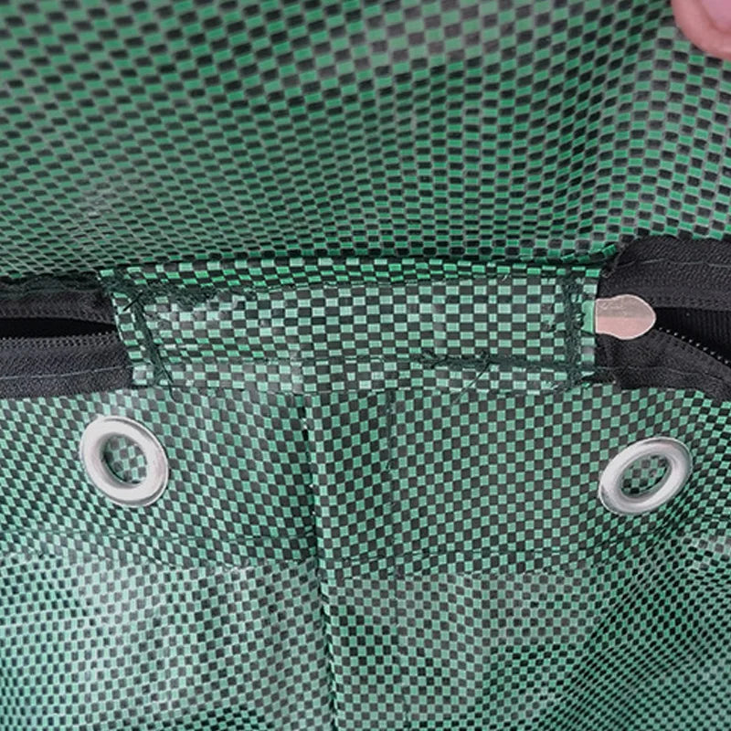 60-500L Garden Yard Waste Bag With Lid Foldable Large Capacity Leaf Collection Trash Can Reusable Multifunctional Storage Bags