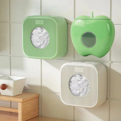Wall Mounted Fresh Keeping Bag Storage Box Kitchen Disposable Food Cover Storage Container Fresh Cover Dispenser Box