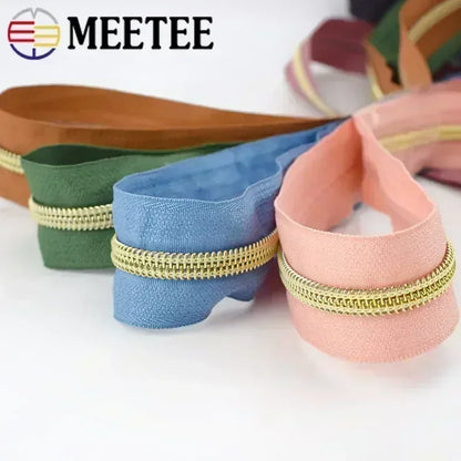 5# Nylon Zippers for Sewing Bags Plastic Coil Bag Zipper Tapes By The Meter Purse Garment Zips Repair DIY Clothing  Accessories
