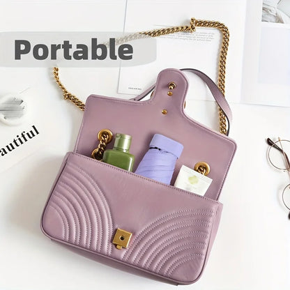 UPF50+ Mini Umbrella Sunny and Rain Pocket Umbrella Capsule Rainproof Sun Protection Outdoor Traveling Portable Parasol Umbrella