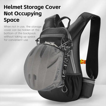 WEST BIKING 7L/16L Cycling Backpack Breathable Reflective Outdoor Climbing Hiking Hydration Backpack Bike Helmet Storage Bag