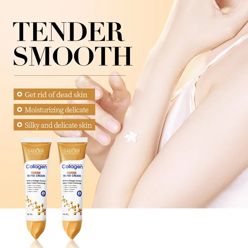 SADOER Collagen Hand Cream Foot skincare Moisturizing Hydrating Repairing Hand and Feet Creams Skin Care Products