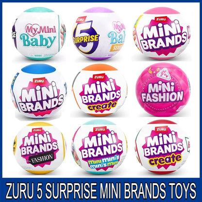 Zuru Surprise Toy My Mini Brands Kawaii Baby Food Figure Miniature Toys Mystery Blind Box Original Collectible Kids Gift Toys
