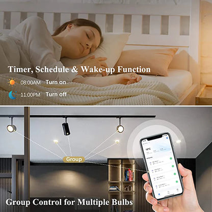 Zigbee Gu10 Wifi Smart Led light Bulb RGBCW Dimmable Led Lamp 220V 110V Smart Bulbs  For Ewelink APP Alexa Google Home Yandex