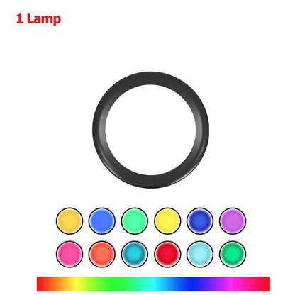 Under Cabinet Lighting Remote Control Wireless Shelf Light Battery Operated Lights Night Light Timmer for Closet Bedroom Kitchen