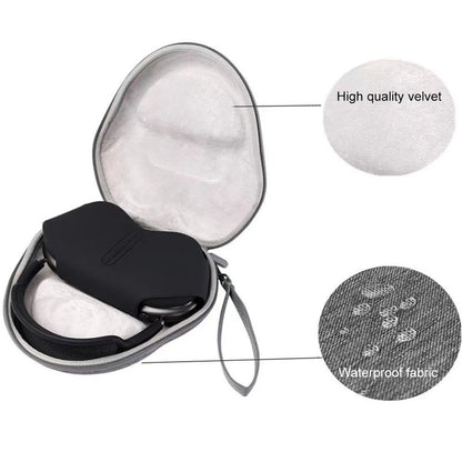 Travel Carry Bag with Hand Strap Carrying Box Cover Anti-Scratch Protective Pouch for Airpods Max Wireless Headset