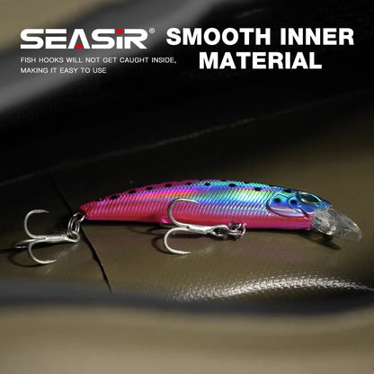 Seasir Waterproof Fishing Waist Bag Multifunctional Suspension large capacity 4L Bag 1680D PVC fishing storage bag