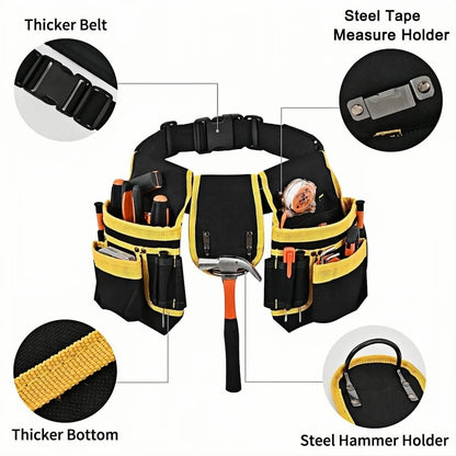 Tool Organizer Bag Toughbuilt Magnetic Electrician Tools Waist Pack, Adjustable Tool Pouch for Repair,work Tool Pouch Storage