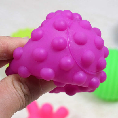 Baby Toy Sensory Balls Rattles Toy Textured Hand Touch Grasp Massage Ball Infant Senses Development Toys For Babies 0 12 M Games