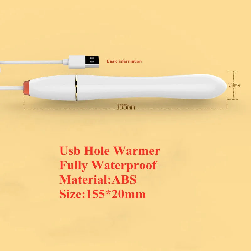 Warm Fever Usb Heating Stick Heater For Sexy Men's Toys Hands Warmer 5V Fully Waterproof Good Partner
