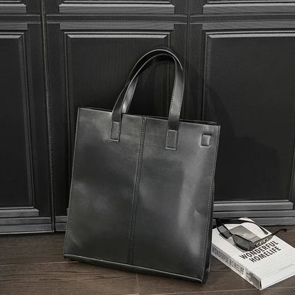 Vintage Fashion Men's Crossbody Bags High Capacity Handbags Men Totes Luxury Business Shoulder Bag Laptop Messenger Bags Bolsa