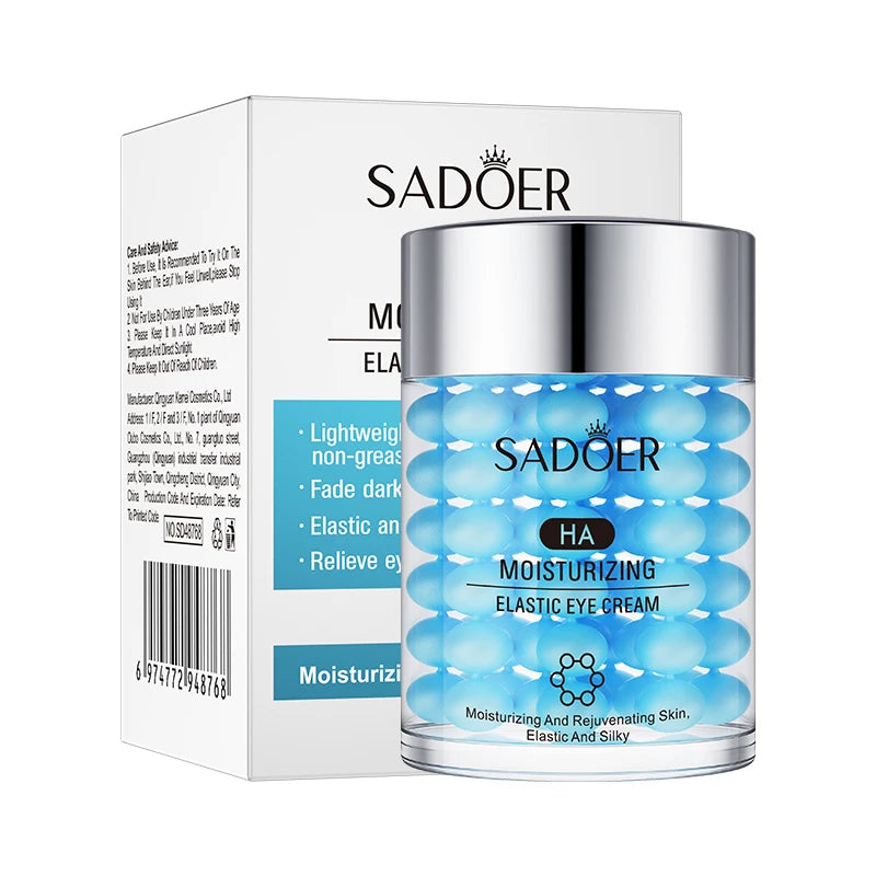 SADOER Hyaluronic Acid 24K Golden Sakura Eye Cream Anti Dark Circles Anti Wrinkles Moisturizing Anti-aging Creams Eyes Skin Care