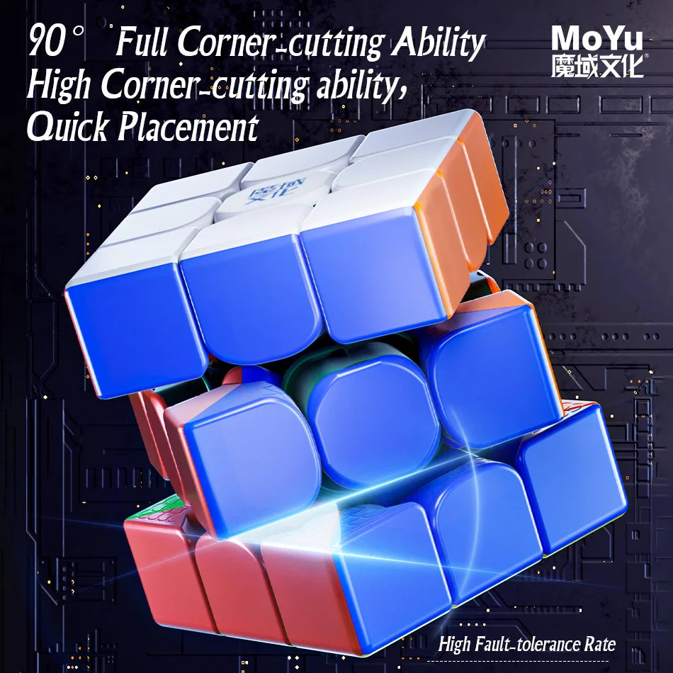 [JudyCube] Moyu Weilong WRM V9 Ball-Core UV 3X3 Magnetic Magic Speed Cube Fidget Toys Moyu Weilong V9 Maglev Cubo Magico Puzzle