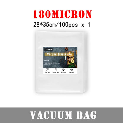 100pcs Food Vacuum Sealer Bags Kitchen Vacuum Packed For Food Saver Storage Vacuum Packaging Bags