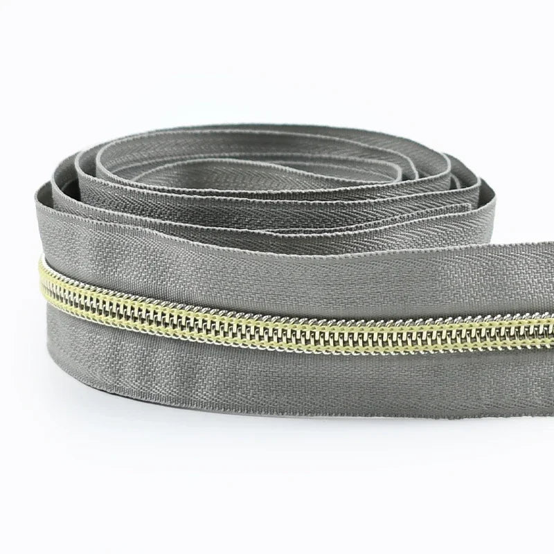 5# Nylon Zippers for Sewing Bags Plastic Coil Bag Zipper Tapes By The Meter Purse Garment Zips Repair DIY Clothing  Accessories