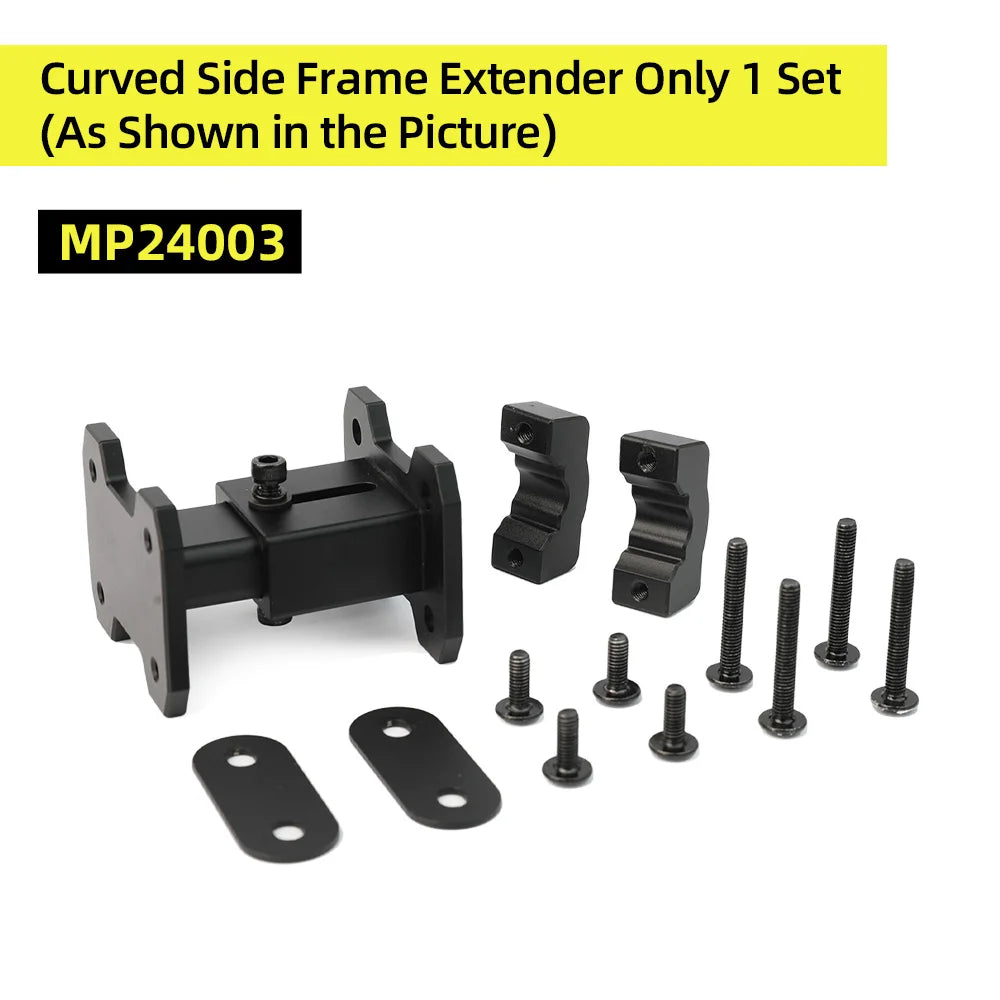 Rhinowalk Motorcycle Side Bag Accessories For MJX2004 Installing Fit Motor Irregularly Curved Bracket Avoiding Touch Exhaust