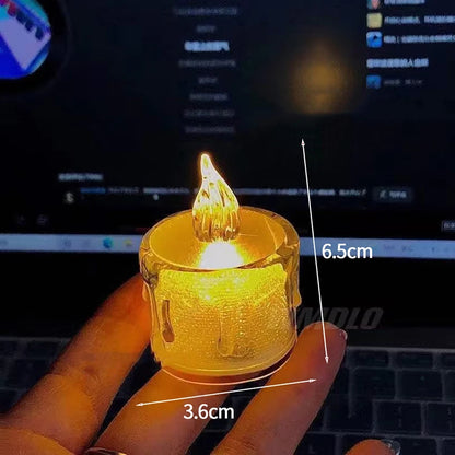 Ramadan Lamp 2025 Eid Mubarak Night Light Easter Muslim Desktop Ornament Hanging Lantern Creative Home Decor Party Supplies