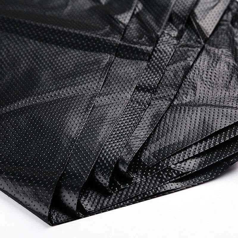 Thickened Black Garbage Bag Trash Pouch Household Disposable Garbage Bag Vest Type Plastic Trash Bags for Kitchen Toilet Office