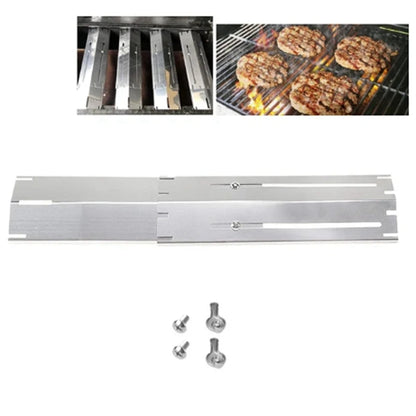 Adjustable Stainless Steel Heat Plate BBQ Gas Grill Replacement Set Outdoor Cooking Accessories Kit For Kitchen
