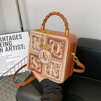 Popular Bags 2024 New Women's Bags Hot Sale Messenger Bag Autumn/winter Niche Design Handbag Square Bag Box Bag Shoulder Bag