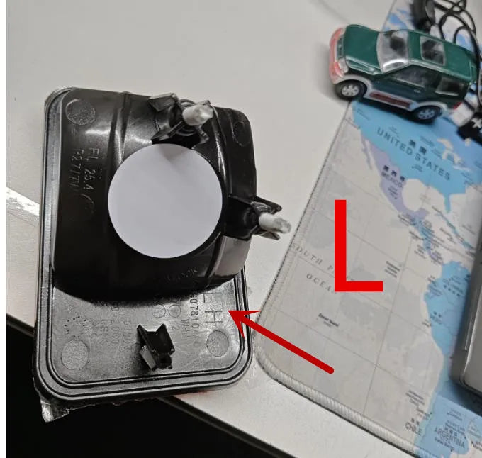 1 Piece Rear Bumper Fog Light for Wrangler 2007-2018 Lamp Housing Replacement Without Bulb 55078104AC 55078105AC Warning Lights